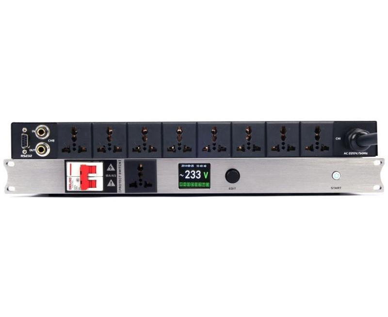 MS860 彩屏帶232中控電源時(shí)序器
